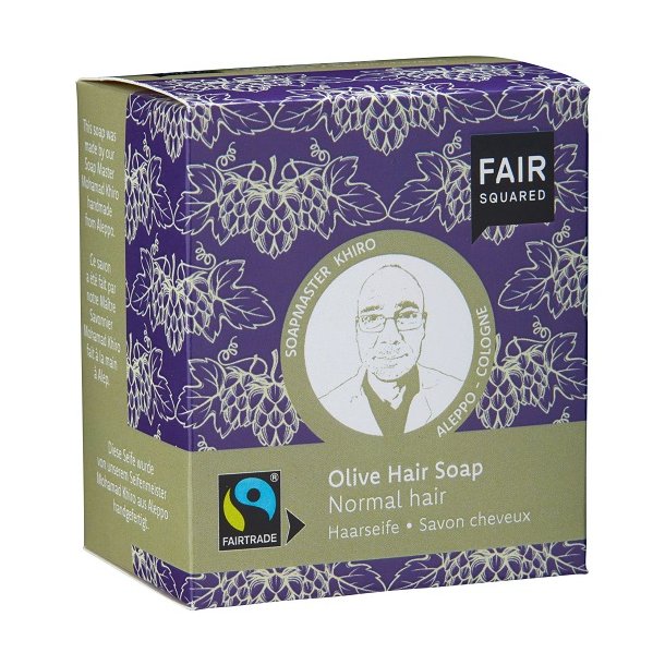 FAIR SQUARED - kologisk Oliven Shampoobar til Normalt Hr