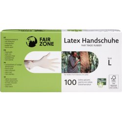 UDGR - FAIR ZONE - Latex Handsker str. L