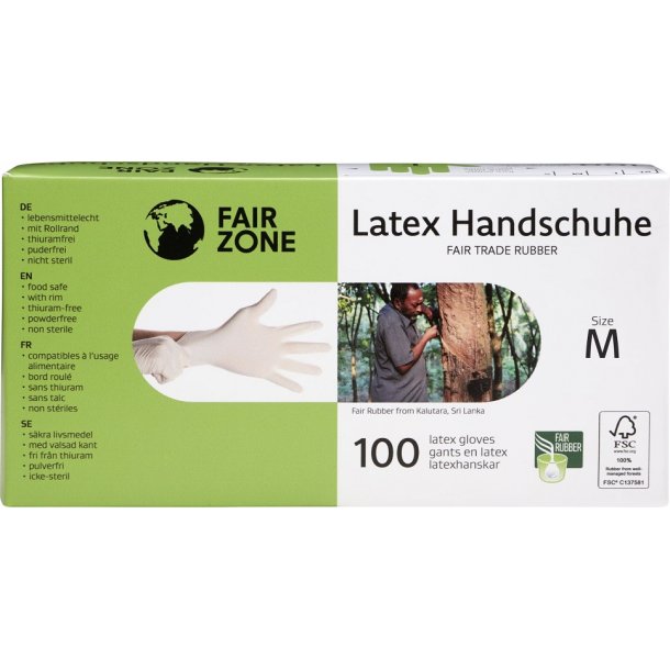 FAIR - Latex Handsker str. M