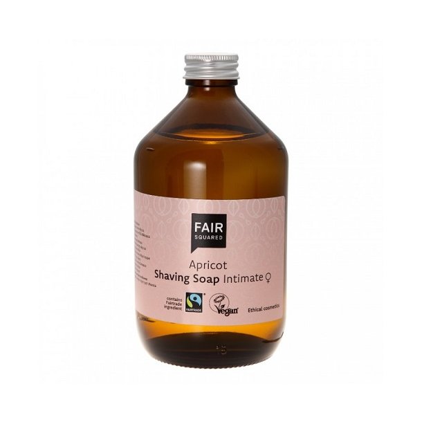 FAIR SQUARED -  kologisk Apricot Intimate Shaving Soap 500ml. 