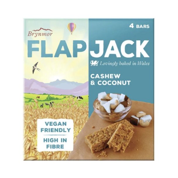 DATOVARER - bedst fr 21.09.2025 - FLAPJACK Cashew &amp; Coconut 4-pak 