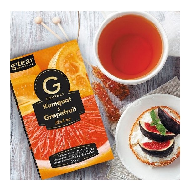 g'tea! - Gourmet Black Tea - Kumquat &amp; Grapefruit