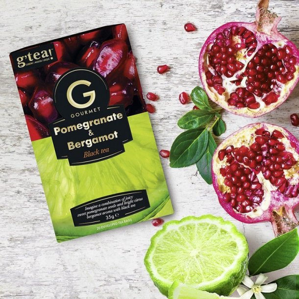 g'tea! - Gourmet Black Tea - Pomegranate &amp; Bergamot