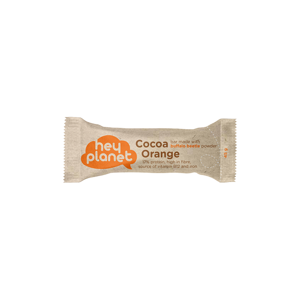 hey planet - Insect Protein Bar with Cocoa Orange