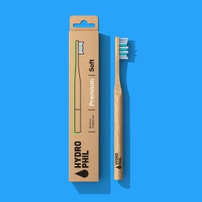 HYDROPHIL - PREMIUM Tandborste i bambu - Soft