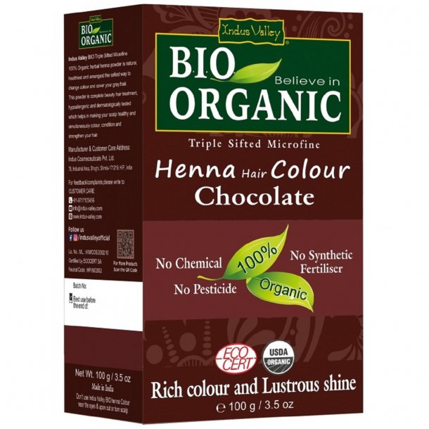 We are supplies for Indus Valley Bio Organic Henna Color