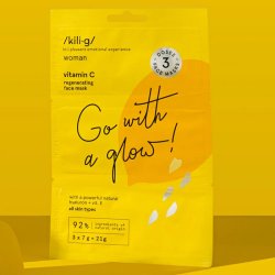 /kili&#8729;g/ - Vitamin C - Regenerating face mask - 3-pack