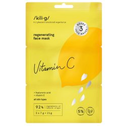 /kili&#8729;g/ - Vitamin C - Regenerating face mask - 3-pack