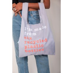 KIND BAG - Shoppingkasse Recycle Grey &amp; coral, Medium