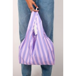 KIND BAG - Shoppingkasse Purple Stribs, Medium