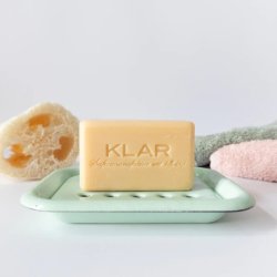 KLAR - Enamel luxury soap tray - Mint