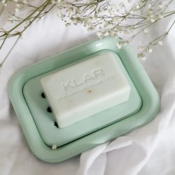 KLAR - Enamel luxury soap tray - Mint