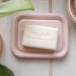 KLAR - Enamel luxury soap tray - Ros