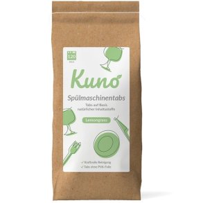 Kuno - Dishwashing tablets with lemongrass 120 pcs