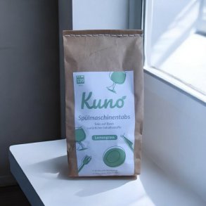 Kuno - Maskindiskmedel tabs med citrongrs 120 st