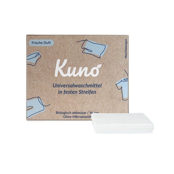 RESTPARTI - Kuno Vaskemiddel i ark 18 stk. - universal med duft