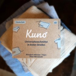 Kuno - Detergent in sheets 60 pcs - universal with fragrance