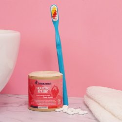 Lamazuna - Children's toothpaste tablets with fluoride - strawberry flavor