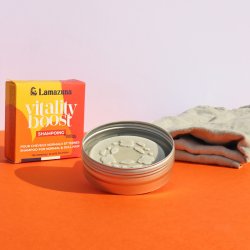 Lamazuna - Shampoobar til normalt &amp; t�rt H�r - Vitality boost