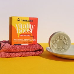 Lamazuna - Shampoobar til normalt &amp; t�rt H�r - Vitality boost
