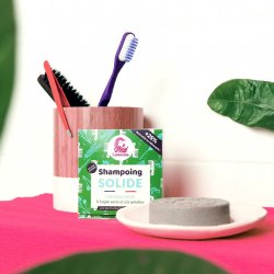 Lamazuna - shampoobar til fedtet hr med Spirulina &amp; Green Clay