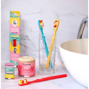 Lamazuna - Tandborste med utbytbart huvud - Barn