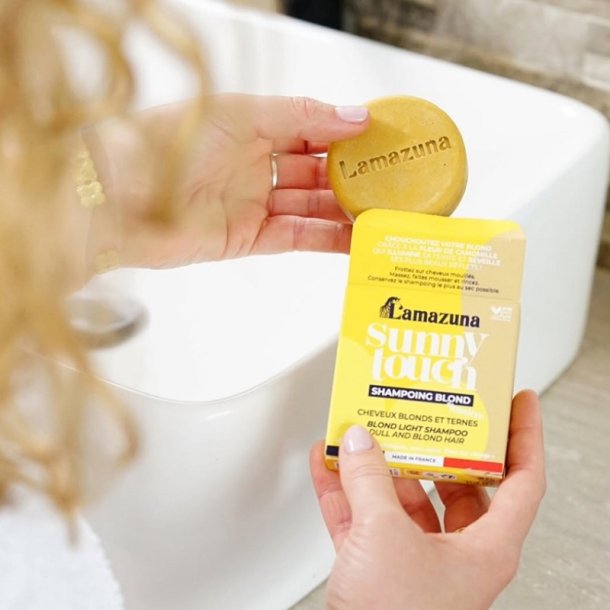 Lamazuna - Bio-Shampoo-Bar f�r blondes und trockenes Haar - Sunny touch