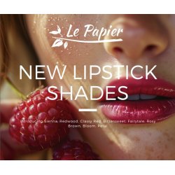 Le Papier - Lipstick Rosy Brown Glossy 08