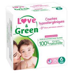 Love &amp; Green - Extra Large Diapers + 15 kg