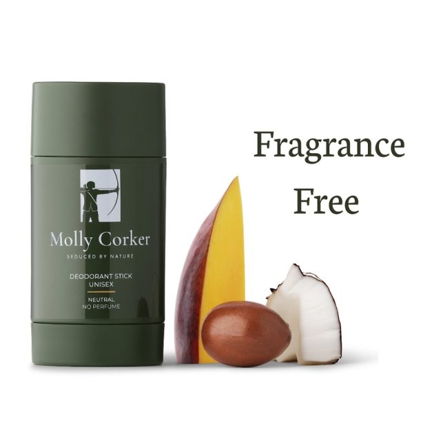 Molly Corker - Natural deodorant stick - fragrance free 