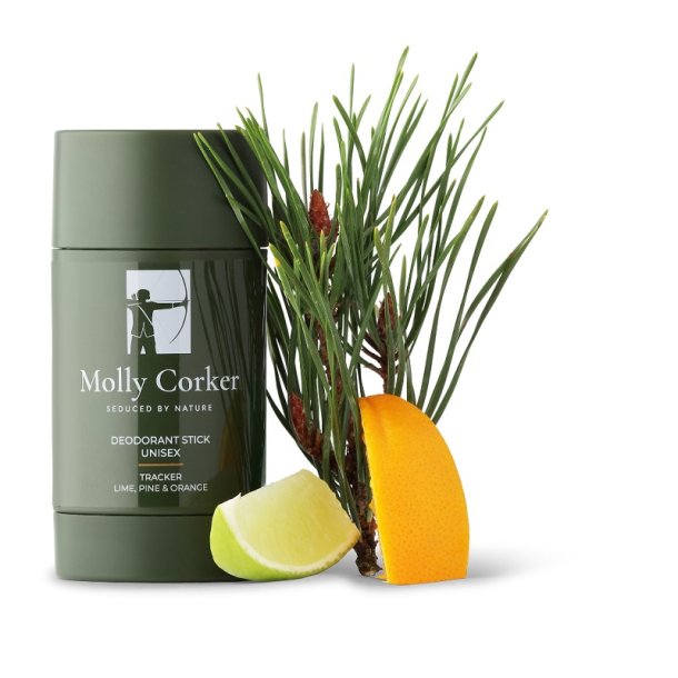 Molly Corker - Natural deodorant stick - Lime | Pine |Orange - Tracker 