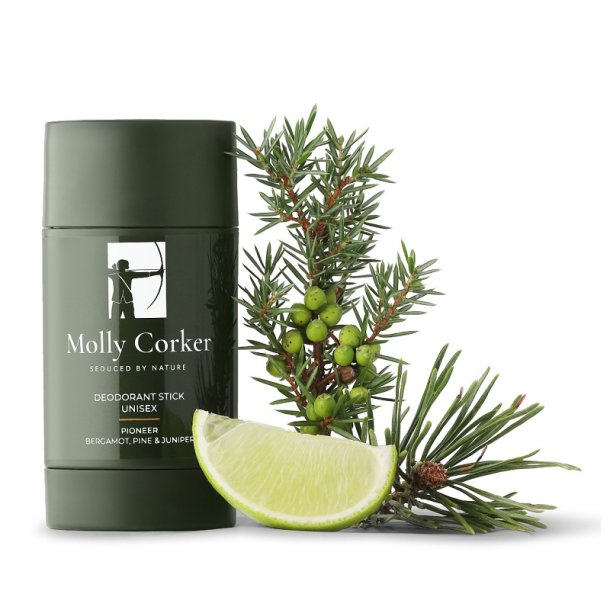 Molly Corker - Natural deodorant stick - Juniper | Bergamot |Pine - Pioneer