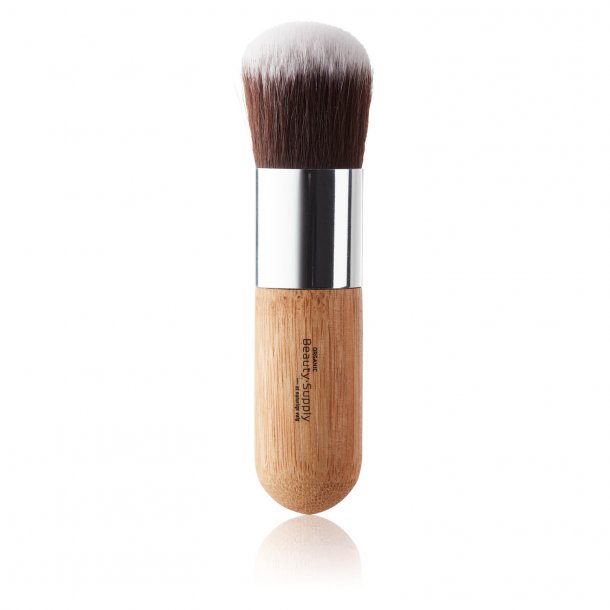 ORGANIC Beauty Supply - Face Makeup Brush With A Rounded End