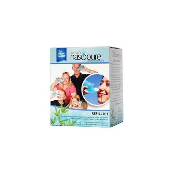 RESTPARTI - Nasopure� - Salte til N�sehorn Refill 40 stk. 