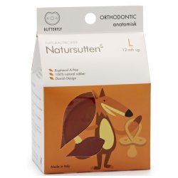 Natursutten - Butterfly orthodontic anatomisk - Size L