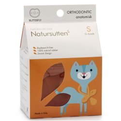 Natursutten - Butterfly orthodontic anatomisk - Size S