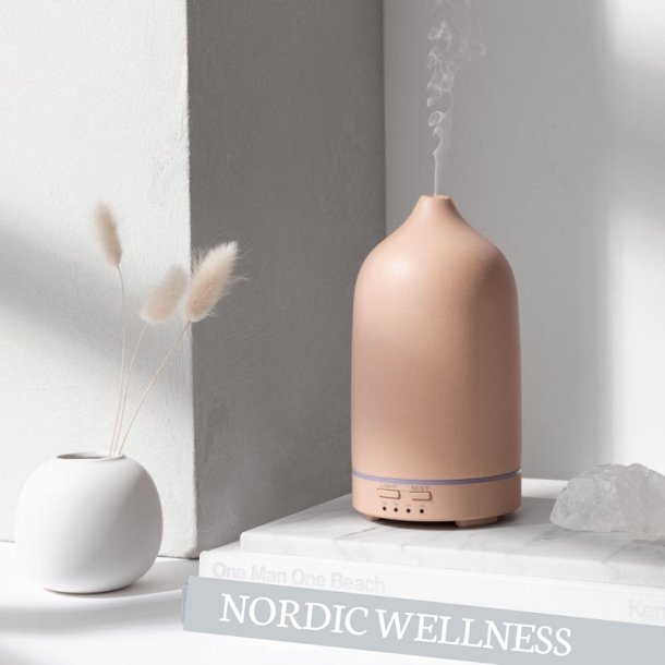 NORDIC WELLNESS - Keramisk aroma diffuser - Terracotta