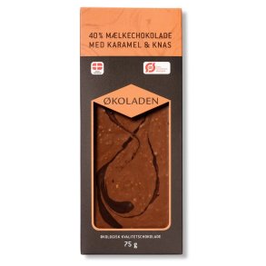 KOLADEN - Organic Milk Chocolate - Caramel & Crunch