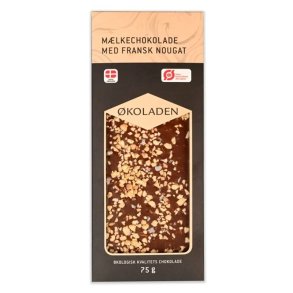KOLADEN - Ekologisk mjlkchoklad - fransk nougat