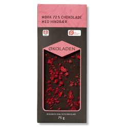 KOLADEN - Organic Dark 72% Chocolate - Raspberry