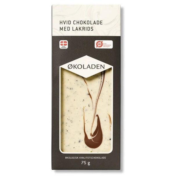 KOLADEN - Weie Bio-Schokolade  Lakritze