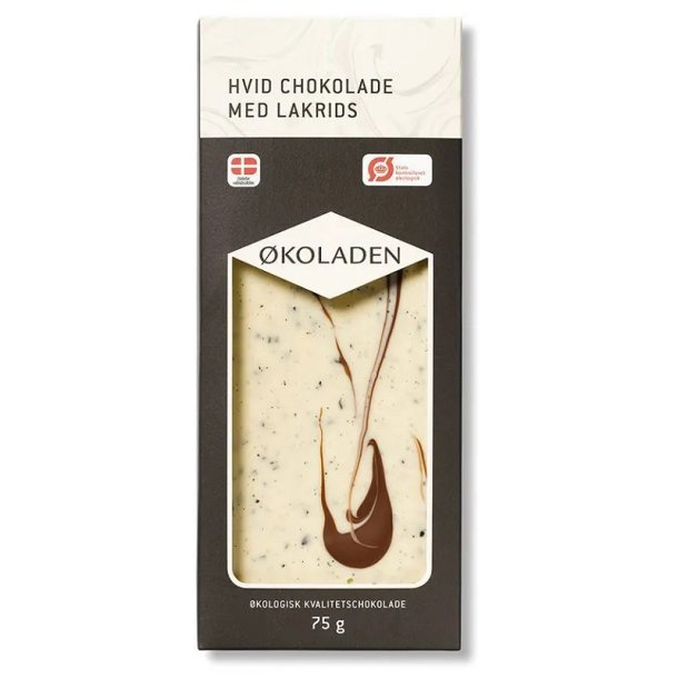 KOLADEN - kologisk Hvid Chokolade - Lakrids