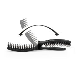 Olivia Garden - Folding Fingerbrush with mirrow - To Go