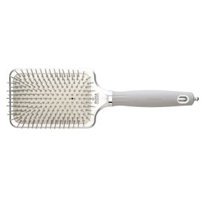 Olivia Garden - Silver Rectangular expert care hairbrush - Large
