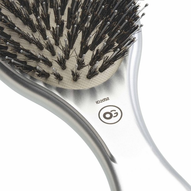 Olivia Garden - Oval Supreme Ceramic + ion Large - Silver