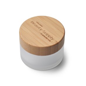 ORGANIC BEAUTY SUPPLY - DIY tovig kosmetikaburk med bambulock 50ml. 