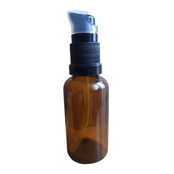 ORGANIC Beauty Supply - Glasflaske 30ml. med pumpe