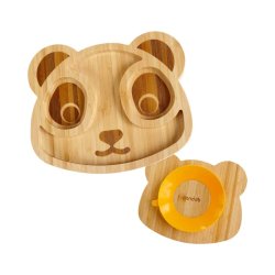 Pandoo - Kids service set of Bamboo and Silicone