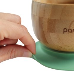 Pandoo - Kids service set of Bamboo and Silicone