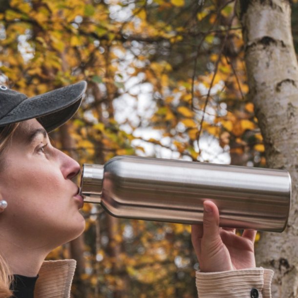 Pandoo - Stainless Steel Drinking Bottle with Insulation - 1000ml